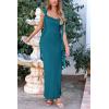 imagePRETTYGARDEN Womens Summer Long Formal Wedding Guest Dress Sleeveless Ruffle Cocktail Party Maxi Bodycon DressesLake Blue