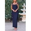 imagePRETTYGARDEN Womens Summer Long Formal Wedding Guest Dress Sleeveless Ruffle Cocktail Party Maxi Bodycon DressesNavy