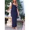 imagePRETTYGARDEN Womens Summer Long Formal Wedding Guest Dress Sleeveless Ruffle Cocktail Party Maxi Bodycon DressesNavy