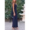 imagePRETTYGARDEN Womens Summer Long Formal Wedding Guest Dress Sleeveless Ruffle Cocktail Party Maxi Bodycon DressesNavy