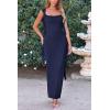 imagePRETTYGARDEN Womens Summer Long Formal Wedding Guest Dress Sleeveless Ruffle Cocktail Party Maxi Bodycon DressesNavy
