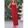 imagePRETTYGARDEN Womens Summer Long Formal Wedding Guest Dress Sleeveless Ruffle Cocktail Party Maxi Bodycon DressesRed