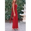 imagePRETTYGARDEN Womens Summer Long Formal Wedding Guest Dress Sleeveless Ruffle Cocktail Party Maxi Bodycon DressesRed
