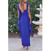 imagePRETTYGARDEN Womens Summer Long Formal Wedding Guest Dress Sleeveless Ruffle Cocktail Party Maxi Bodycon DressesRoyal Blue