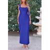 imagePRETTYGARDEN Womens Summer Long Formal Wedding Guest Dress Sleeveless Ruffle Cocktail Party Maxi Bodycon DressesRoyal Blue