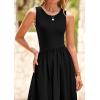 imagePRETTYGARDEN Womens Maxi Sundress Casual Summer 2025 Sleeveless Asymmetrical Drop Waist Patchwork Long Flowy Tank DressesBlack
