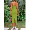 imagePRETTYGARDEN Womens 2025 Summer Sleeveless Bodycon Dress Textured Back Slit Sexy Cocktail Party Midi DressesFruit Green
