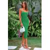 imagePRETTYGARDEN Womens 2025 Summer Sleeveless Bodycon Dress Textured Back Slit Sexy Cocktail Party Midi DressesGreen