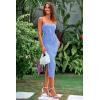 imagePRETTYGARDEN Womens 2025 Summer Sleeveless Bodycon Dress Textured Back Slit Sexy Cocktail Party Midi DressesLight Blue