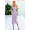 imagePRETTYGARDEN Womens 2025 Summer Sleeveless Bodycon Dress Textured Back Slit Sexy Cocktail Party Midi DressesPurple