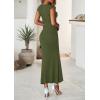 imagePRETTYGARDEN 2 Piece Sets for Women Summer 2025 Cap Sleeve Crop Tops Ruched Maxi Skirt Sets Spring Matching Vacation OutfitsArmy Green