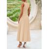 imagePRETTYGARDEN Skirt Sets Women 2 Piece Outfits 2025 Summer Casual Knit Tank Tops Flowy Midi Skirts Matching Vacation ClothesBeige