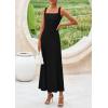 imagePRETTYGARDEN Skirt Sets Women 2 Piece Outfits 2025 Summer Casual Knit Tank Tops Flowy Midi Skirts Matching Vacation ClothesBlack
