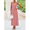 imagePRETTYGARDEN Skirt Sets Women 2 Piece Outfits 2025 Summer Casual Knit Tank Tops Flowy Midi Skirts Matching Vacation ClothesDusty Pink
