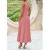 imagePRETTYGARDEN Skirt Sets Women 2 Piece Outfits 2025 Summer Casual Knit Tank Tops Flowy Midi Skirts Matching Vacation ClothesDusty Pink