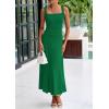 imagePRETTYGARDEN Skirt Sets Women 2 Piece Outfits 2025 Summer Casual Knit Tank Tops Flowy Midi Skirts Matching Vacation ClothesGreen