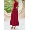 imagePRETTYGARDEN Skirt Sets Women 2 Piece Outfits 2025 Summer Casual Knit Tank Tops Flowy Midi Skirts Matching Vacation ClothesWine Red
