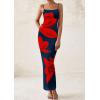 imagePRETTYGARDEN Womens Floral Maxi Dresses Summer 2025 Sexy Spaghetti Strap Slip Party Long Bodycon Mesh DressNavy