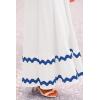 imagePRETTYGARDEN Womens 2025 Summer Flowy Maxi Dress Casual Sleeveless Spaghetti Strap Ruffle Beach Long DressesWhite Blue
