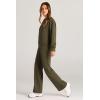 imagePRETTYGARDEN Womens 2 Piece Outfits 2025 Winter Long Sleeve Pullover Tops And Long Pants Lounge Sets TracksuitArmy Green