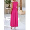 imagePRETTYGARDEN Womens Summer Bodycon Maxi Dress 2025 Sleeveless Ruffle Mermaid Cocktail Wedding Guest Formal Long DressesRose Red