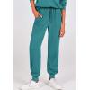 imagePRETTYGARDEN Womens 2 Piece Sweatsuits Set Long Sleeve Half Zip Pullover Sweatshirt Joggers Sweatpants Fall Outfits TracksuitLake Blue