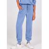 imagePRETTYGARDEN Womens 2 Piece Sweatsuits Set Long Sleeve Half Zip Pullover Sweatshirt Joggers Sweatpants Fall Outfits TracksuitLight Blue