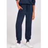 imagePRETTYGARDEN Womens 2 Piece Sweatsuits Set Long Sleeve Half Zip Pullover Sweatshirt Joggers Sweatpants Fall Outfits TracksuitNavy