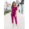 imagePRETTYGARDEN Jumpsuits for Women 2025 Summer Dressy Off Shoulder Romper Spring Vacation Travel Lounge Outfits ClothesPurple