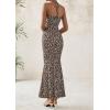 imagePRETTYGARDEN Maxi Dresses for Women 2025 Summer Halter Leopard Print Sleeveless Sexy Bodycon Cruise Cocktail Long DressBlack Leopard