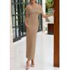 imagePRETTYGARDEN Off The Shoulder Dresses for Women 2025 Summer Elegant Bodycon Formal Cocktail Party Evening Maxi Long DressLight Khaki