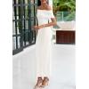 imagePRETTYGARDEN Off The Shoulder Dresses for Women 2025 Summer Elegant Bodycon Formal Cocktail Party Evening Maxi Long DressWhite