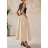 imagePRETTYGARDEN Women Maxi Dresses 2025 Summer Casual Sleeveless Patchwork Knit Tank Dress Flowy Beach Sundress Long DressBeige Black