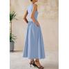 imagePRETTYGARDEN Women Maxi Dresses 2025 Summer Casual Sleeveless Patchwork Knit Tank Dress Flowy Beach Sundress Long DressLight Blue