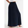 imagePRETTYGARDEN Womens 2025 Summer Wide Leg Palazzo Pants High Waisted Flowy Pockets Trendy Casual Lounge Boho Beach TrousersNavy