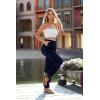 imagePRETTYGARDEN Womens Satin Jogger Pants Casual Dressy High Waist Long Lounge Pant Trousers Summer Outfits with PocketsZnavy