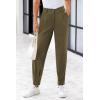 imagePRETTYGARDEN Womens High Waisted Pants Dressy Casual Ankle Length Work Office Trouser Slacks with PocketsArmy Green
