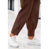 imagePRETTYGARDEN Womens High Waisted Pants Dressy Casual Ankle Length Work Office Trouser Slacks with PocketsCoffee