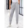 imagePRETTYGARDEN Womens High Waisted Pants Dressy Casual Ankle Length Work Office Trouser Slacks with PocketsGrey