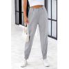 imagePRETTYGARDEN Womens High Waisted Pants Dressy Casual Ankle Length Work Office Trouser Slacks with PocketsGrey