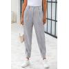 imagePRETTYGARDEN Womens High Waisted Pants Dressy Casual Ankle Length Work Office Trouser Slacks with PocketsGrey