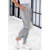 imagePRETTYGARDEN Womens High Waisted Pants Dressy Casual Ankle Length Work Office Trouser Slacks with PocketsGrey