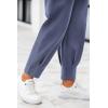 imagePRETTYGARDEN Womens High Waisted Pants Dressy Casual Ankle Length Work Office Trouser Slacks with PocketsGrey Blue