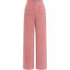 imagePRETTYGARDEN Womens Dressy Casual Dress Pants Straight Leg High Elastic Waisted Stretch Trouser SlacksDusty Pink
