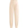 imagePRETTYGARDEN Womens High Waisted Pants Dressy Casual Ankle Length Work Office Trouser Slacks with PocketsBeige