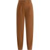imagePRETTYGARDEN Womens High Waisted Pants Dressy Casual Ankle Length Work Office Trouser Slacks with PocketsBrown