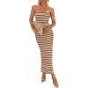 Wide Striped Brown White