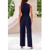 imagePRETTYGARDEN 2 Piece Sets for Women Summer Casual 2025 Spring Sleeveless Tank Ribbed Travel Vacation Lounge Wear OutfitsNavy
