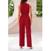 imagePRETTYGARDEN 2 Piece Sets for Women Summer Casual 2025 Spring Sleeveless Tank Ribbed Travel Vacation Lounge Wear OutfitsRed