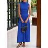 imagePRETTYGARDEN Womens 2 Piece Skirt Set 2025 Summer Ruched Tank Tops Ruffle Maxi Skirts Wedding Guest Matching OutfitsRoyal Blue